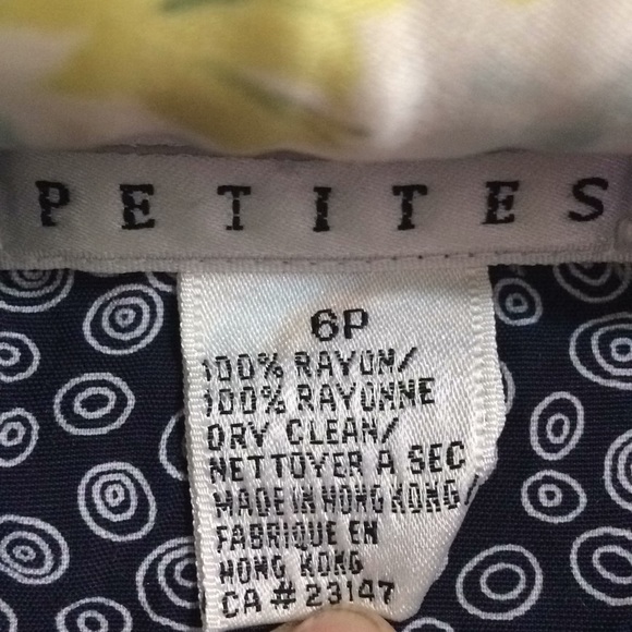 Vintage Talbots petite blue/white dress - Picture 5 of 5